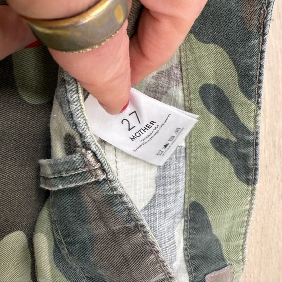MOTHER The Misfit Side-Stripe Camo Pants - Picture 6 of 10